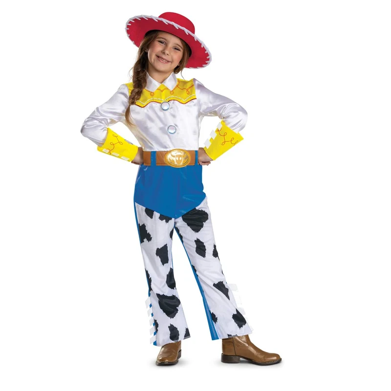 Toy Story Jessie Deluxe Costume for Kids, Jumpsuit and Hat