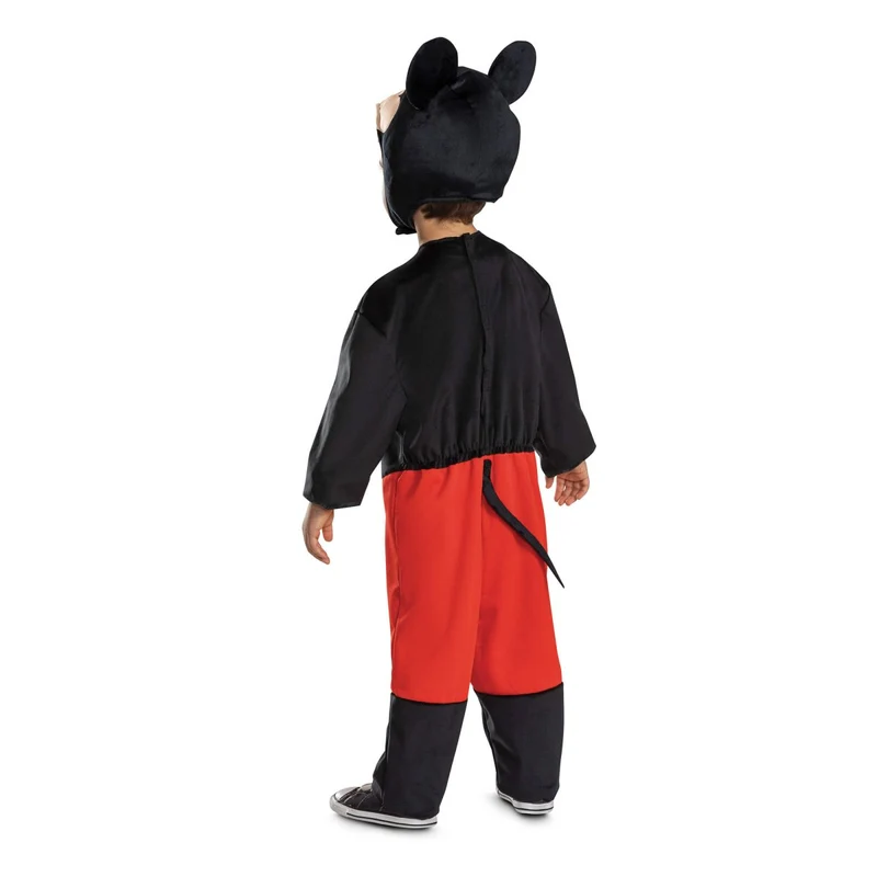 Disney Mickey Mouse Costume for Toddlers, Jumpsuit, Tail and Headpiece