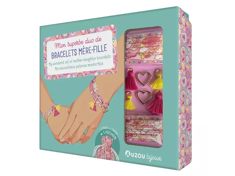 Kit créatif - Mon superbe duo de bracelets mère-fille - Auzou