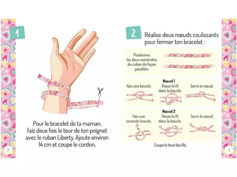 Kit créatif - Mon superbe duo de bracelets mère-fille - Auzou