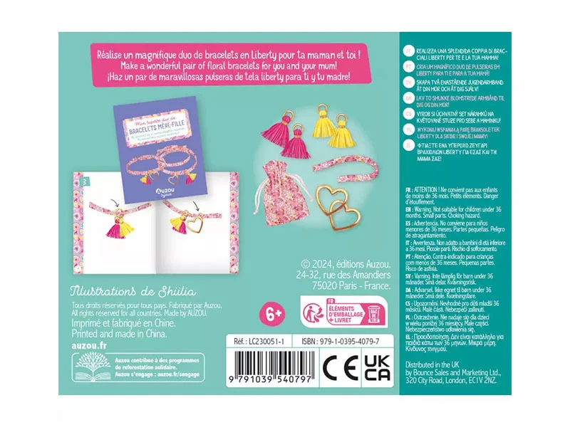 Kit créatif - Mon superbe duo de bracelets mère-fille - Auzou