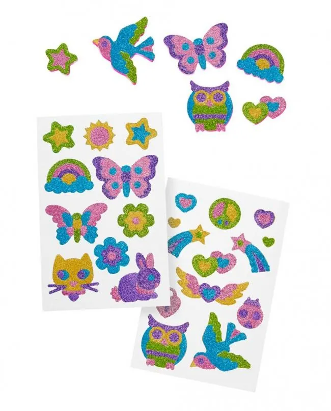 Melissa & Doug Mess-Free Glitter Friendship Foam Sticker / Autocollant en mousse pailletée sans dommage, symbole d'amitié