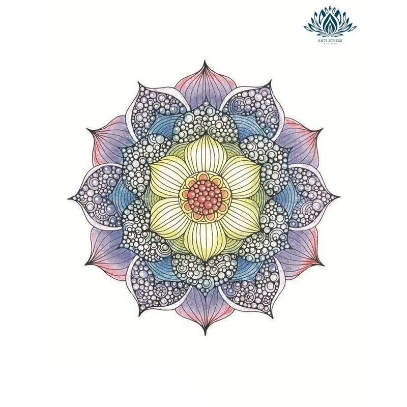Coloriage mandala anti stress adulte