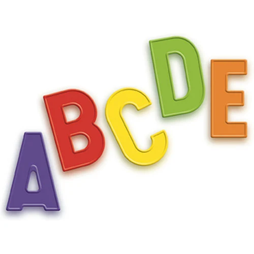 International Playthings Upper Case Magnetic Letters 48-Piece Educational Set