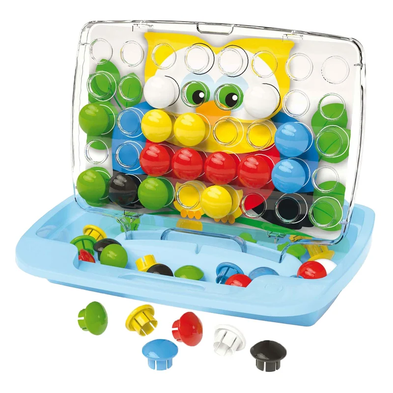 Quercetti Pixel Junior Insert Mosaic 58 Piece Educational Toy
