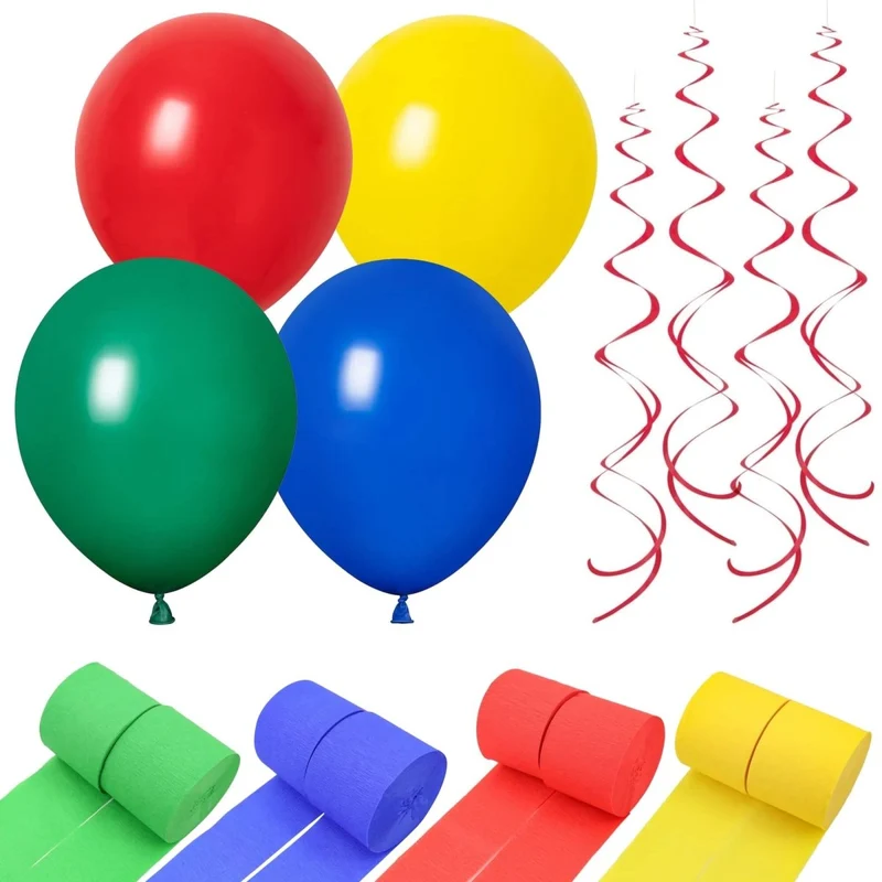 Super Mario Colours Basic Decoration Party Supplies Kit