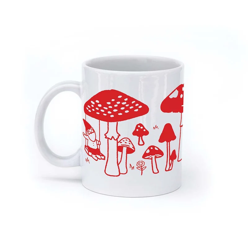 Gnome Mushroom Mug