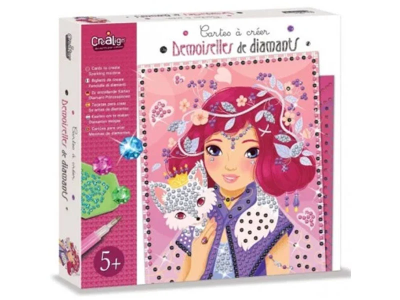 Cartes à créer Demoiselle de Diamants - Crealign
