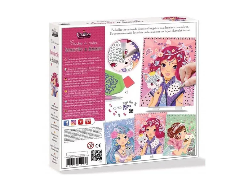 Cartes à créer Demoiselle de Diamants - Crealign