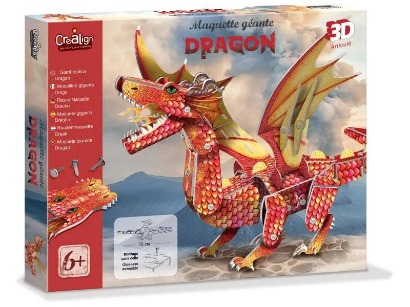 Maquette géante Dragon 3D - Crealign
