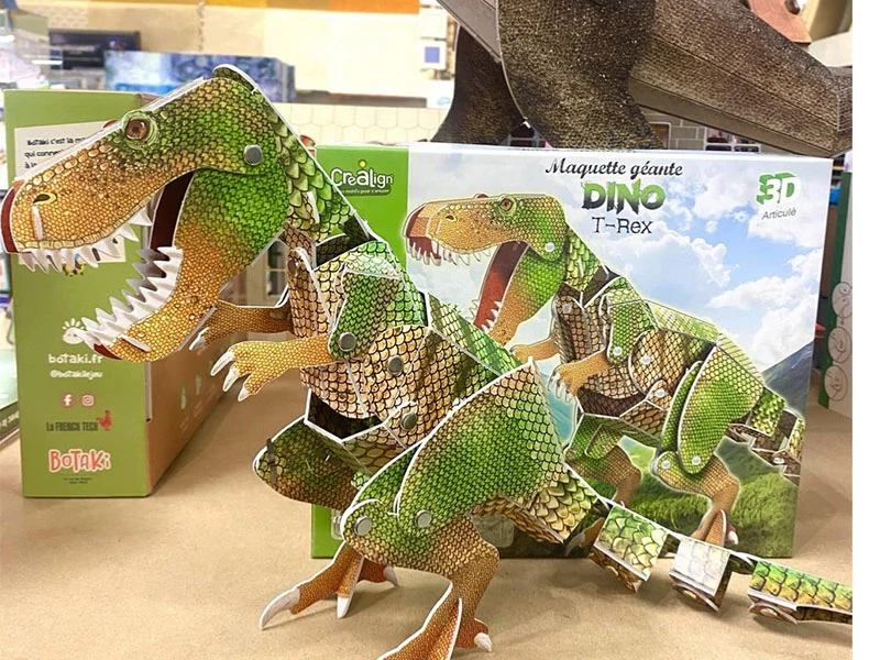 Maquette géante Dino T Rex 3D - Crealign