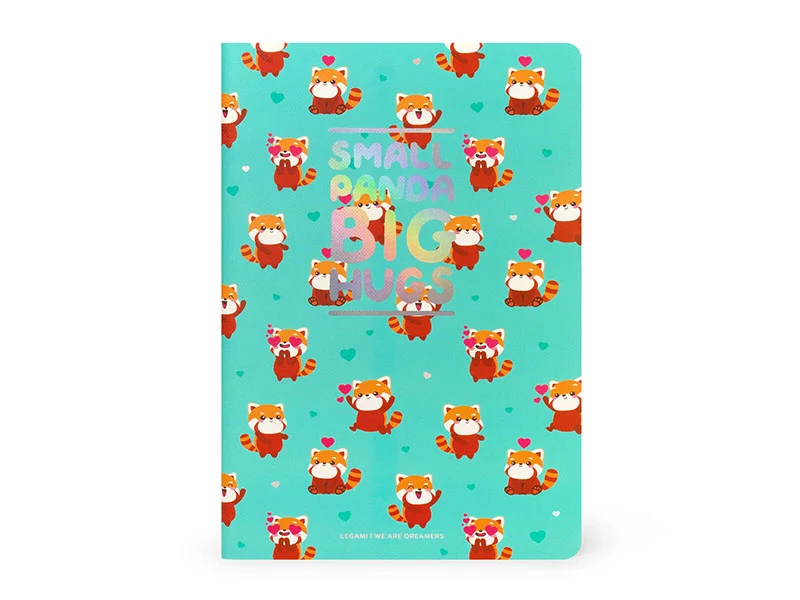 Cahier quaderno A5 - Panda roux