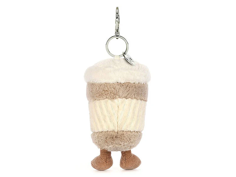 Peluche porte-clé Coffee to go - 8 cm - Jellycat