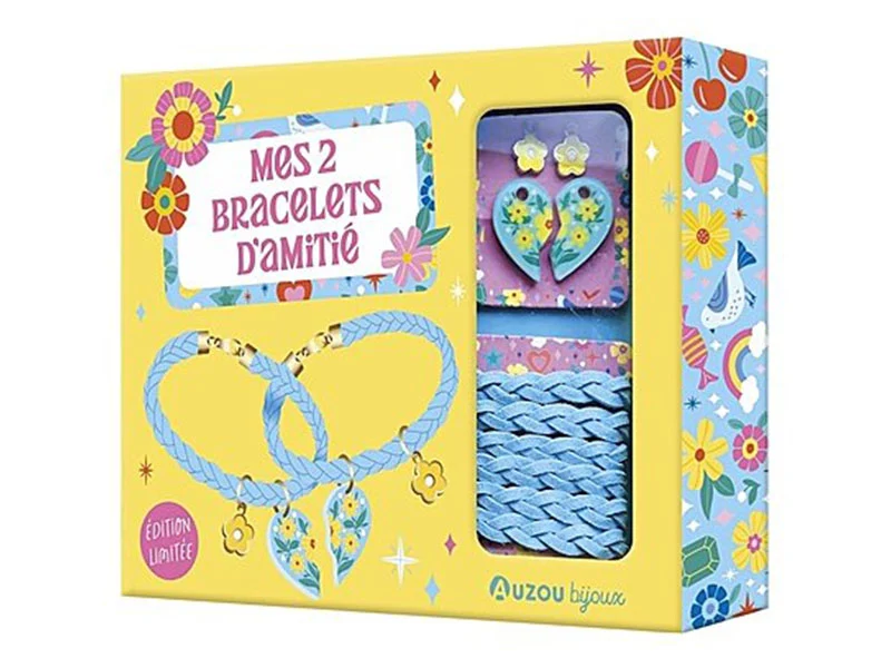 Kit créatif - Mes 2 bracelets d'amitié Auzou