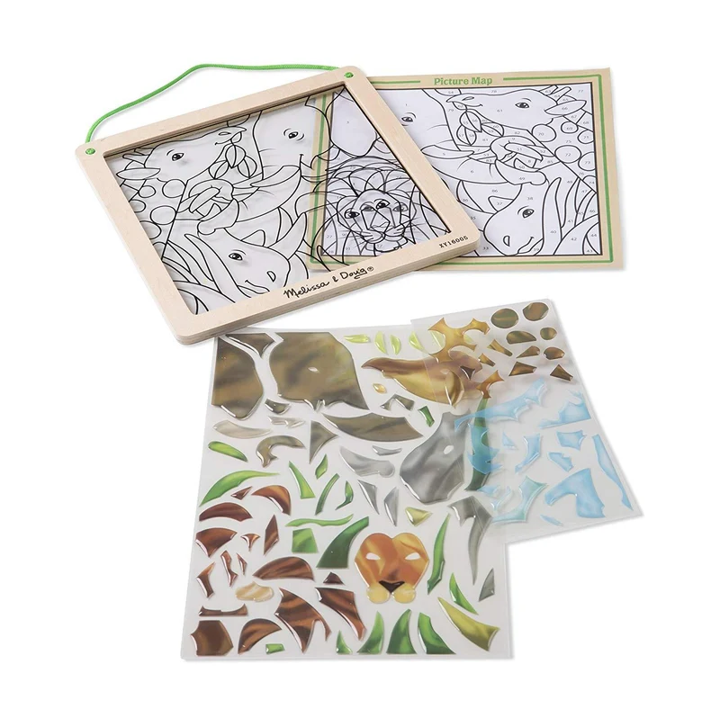 Melissa & Doug Stained Glass Safari / Safari en vitrail