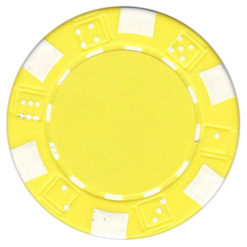 Poker Chips Yellow / Jetons de poker jaunes
