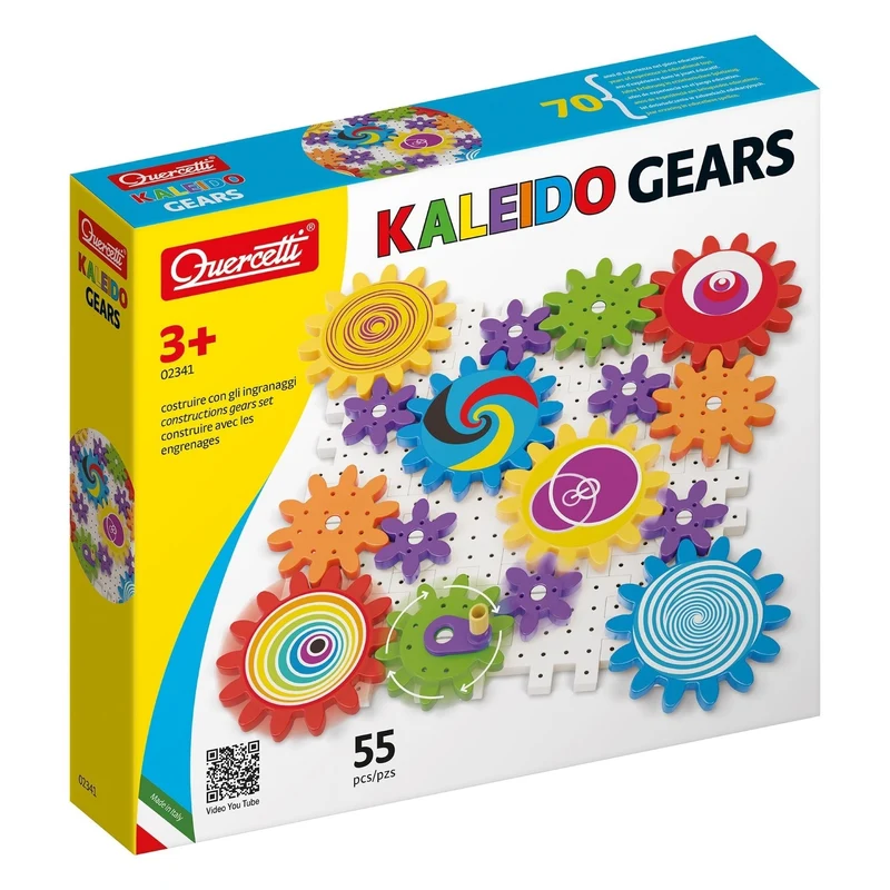 Quercetti Kaleido Gears Mechanics Construction Set