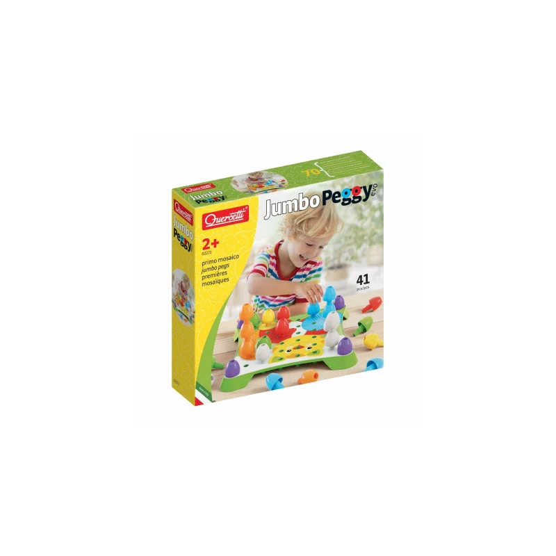 Quercetti Jumbo Peggy Peg Game for Toddlers
