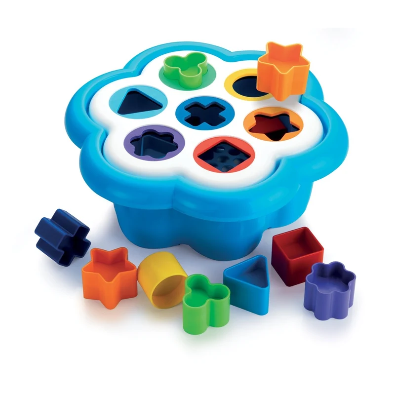 Quercetti Fantacolor Daisy Shape Sorter Educational Toy 14 Pieces