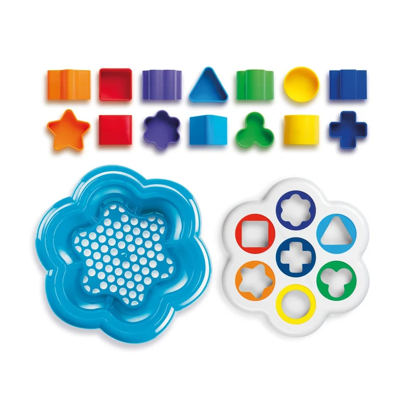 Quercetti Fantacolor Daisy Shape Sorter Educational Toy 14 Pieces