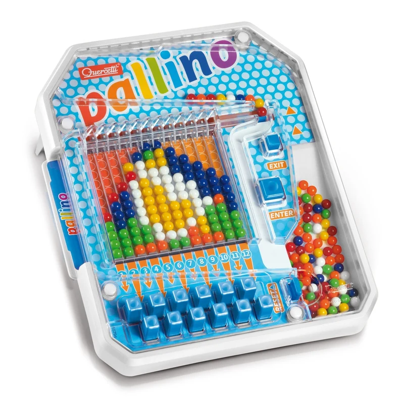 Quercetti Pallino Educational Mosaic Toy with Colored Balls