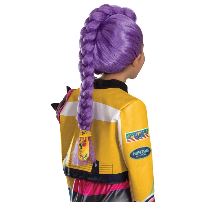 Kpop Demon Hunters Rumi Wig for Kids, Purple Wig