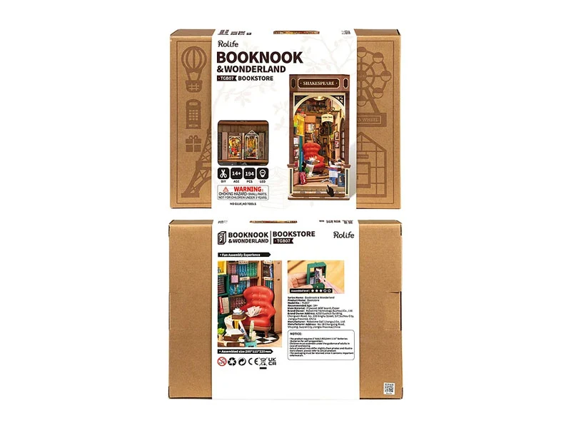 Book Nook - Pièce miniature - Bookstore