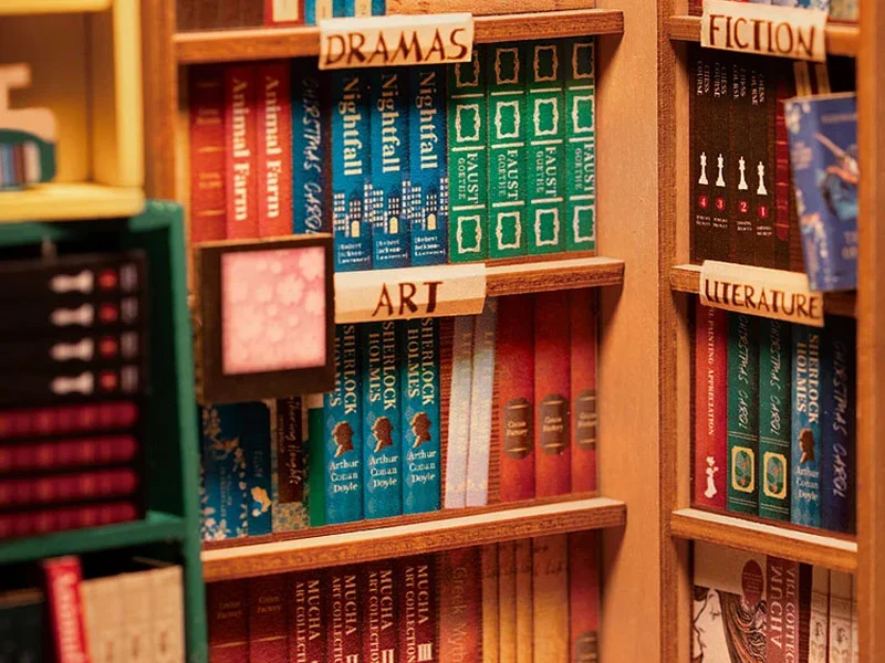 Book Nook - Pièce miniature - Bookstore