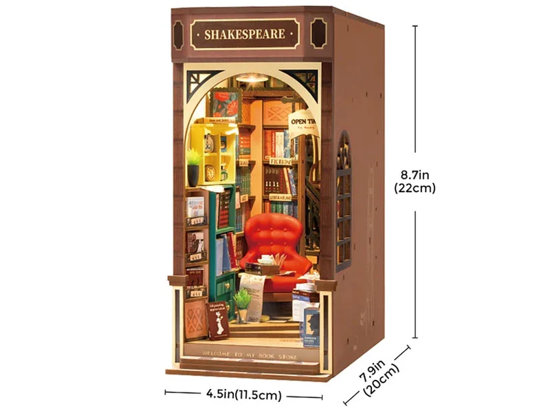 Book Nook - Pièce miniature - Bookstore