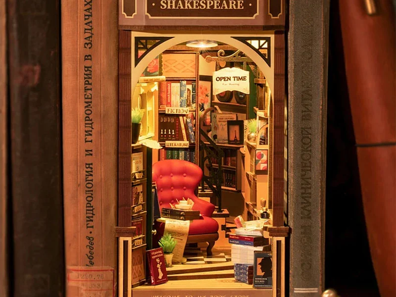 Book Nook - Pièce miniature - Bookstore