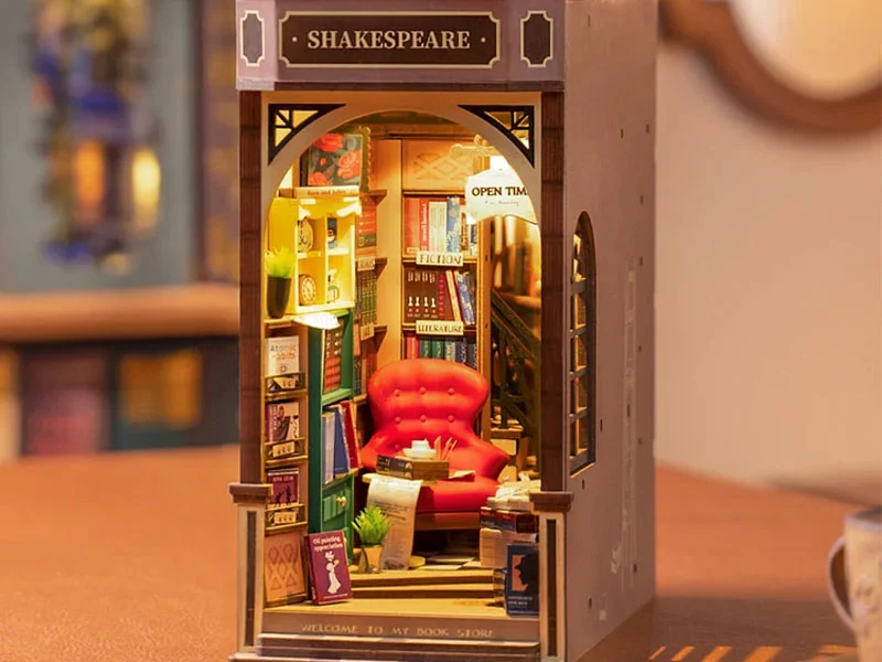 Book Nook - Pièce miniature - Bookstore