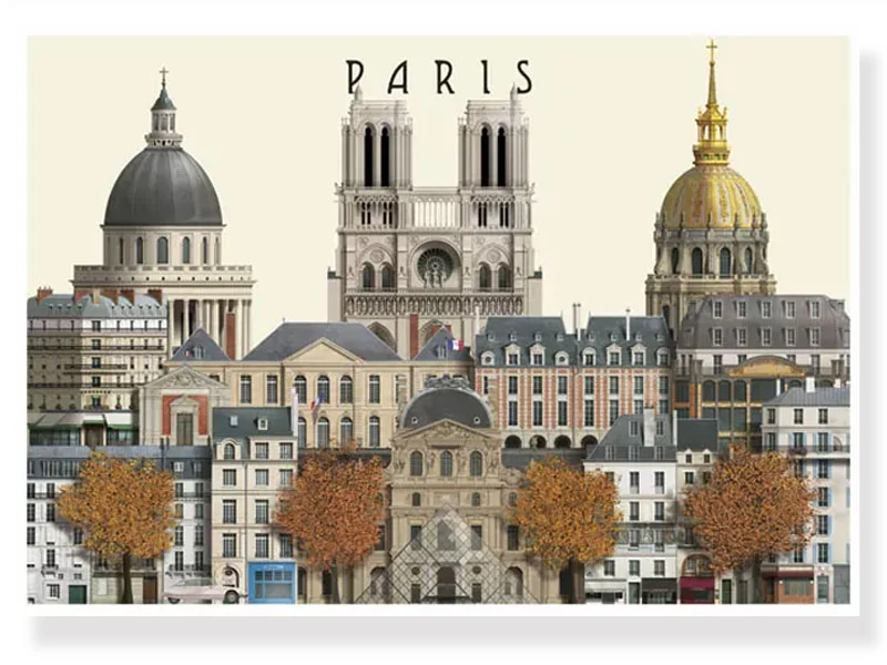 Carte postale A5 Paris I - Martin Schwartz