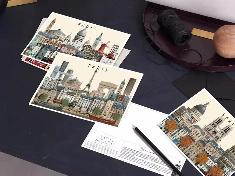 Carte postale A5 Paris I - Martin Schwartz