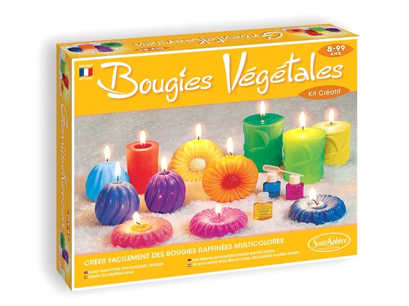 Coffret fabrique à bougies végétales - Sentosphère