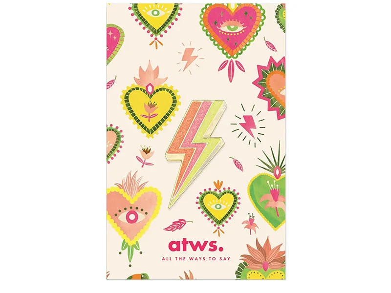 Pin's Eclair fluo - ATWS