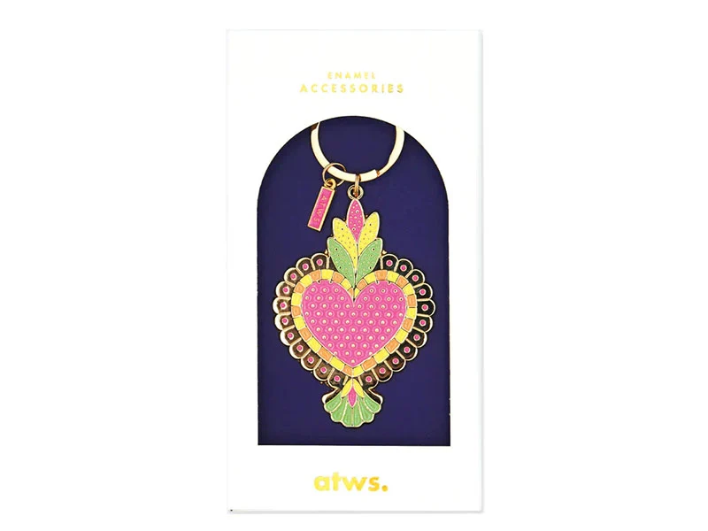 Porte-clés en émail Sacré-coeur - ATWS