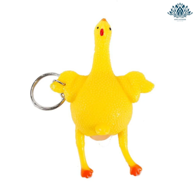 Balle anti-stress porte-clé