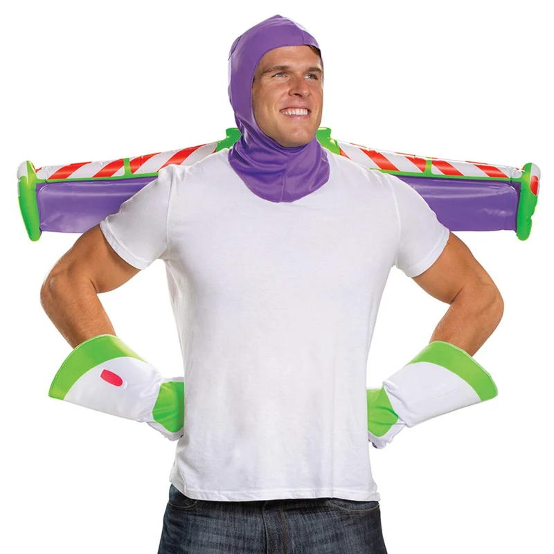 Toy Story Buss Lightyear Costume Kit for Adults, Disney, Hood, Gloves and Jet Pack