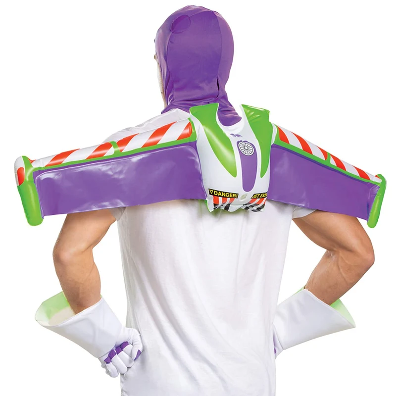 Toy Story Buss Lightyear Costume Kit for Adults, Disney, Hood, Gloves and Jet Pack