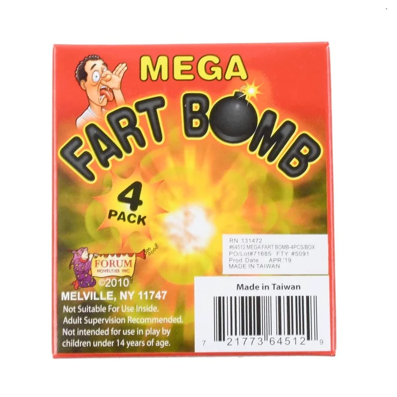 Mega Fart Bomb - 4 pack
