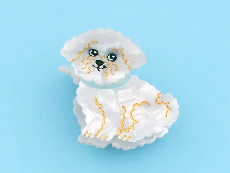 Pince à cheveux - Bichon