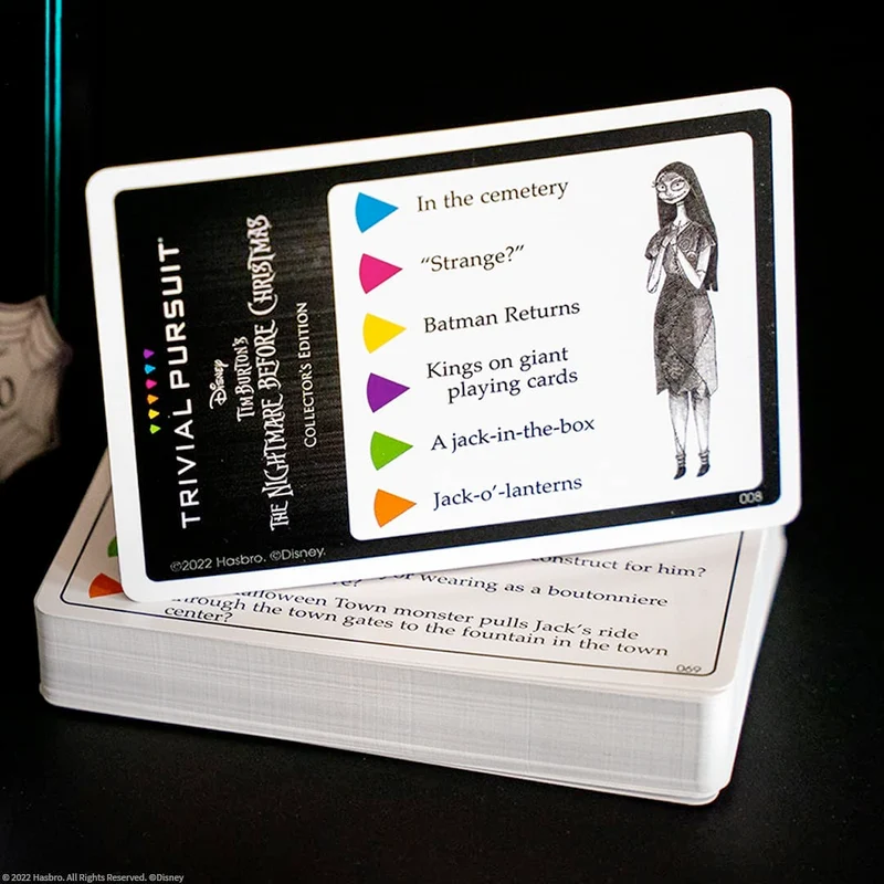 Nightmare Before Christmas Trivial Pursuit--