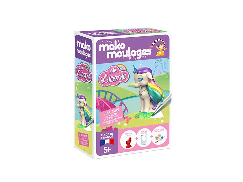 Mako moulages : Ma licorne arc-en-ciel