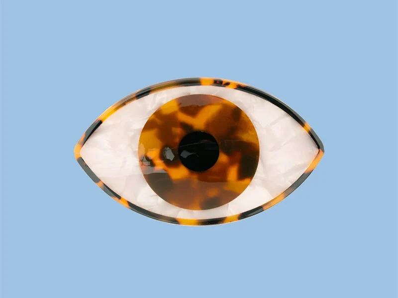 Pince à cheveux - Oeil Marron - Coucou Suzette