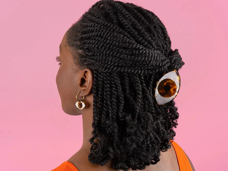 Pince à cheveux - Oeil Marron - Coucou Suzette