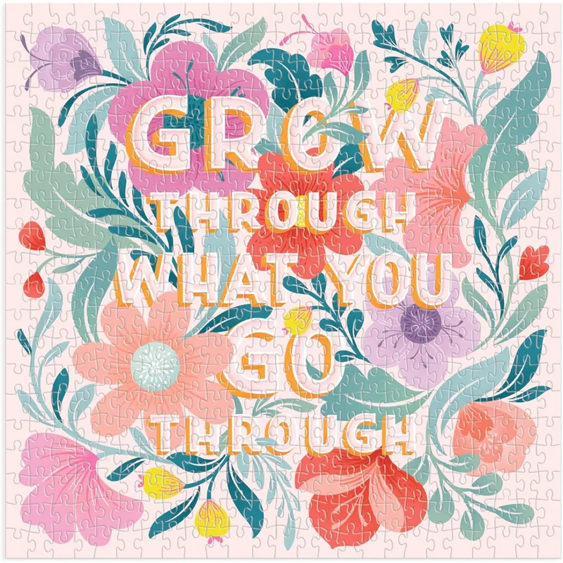 Grow Through What You Go Through 500 Piece Puzzle-