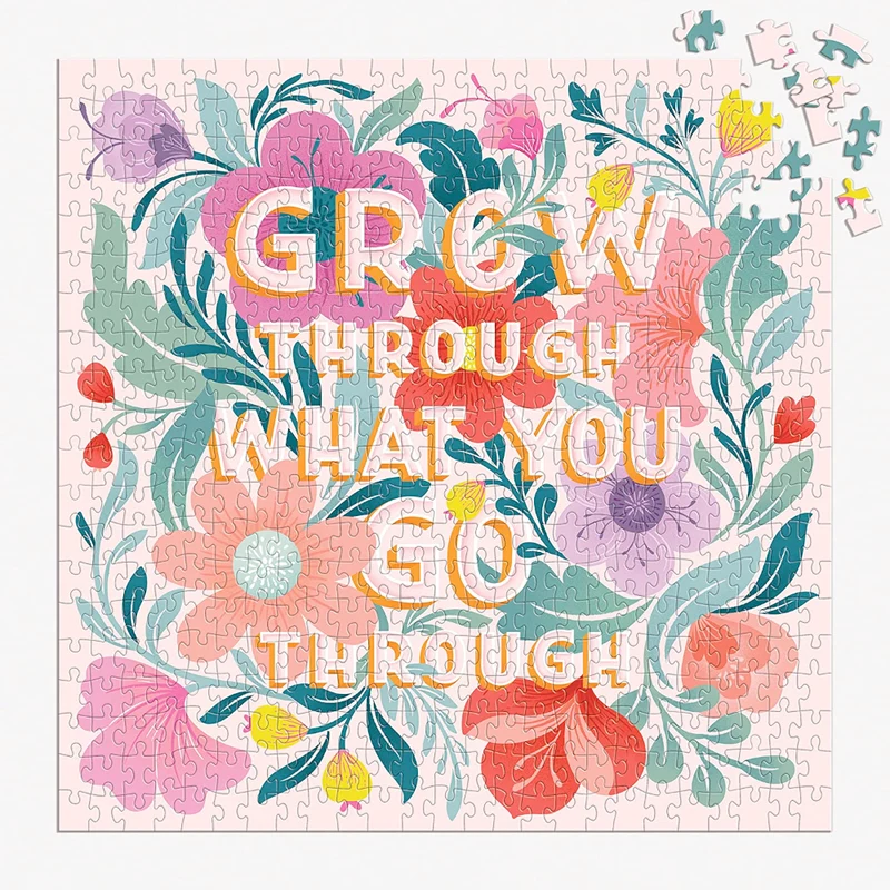 Grow Through What You Go Through 500 Piece Puzzle-