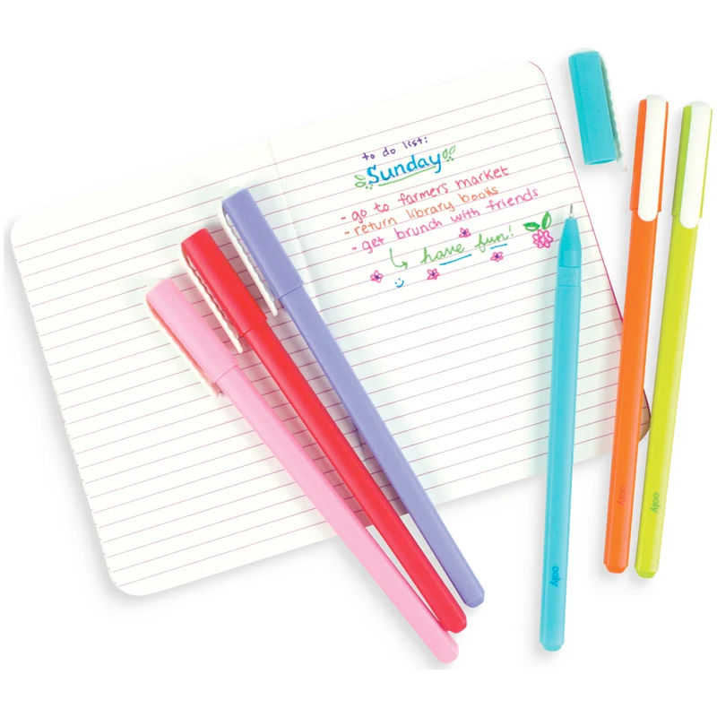 Fine Lines Gel pens set of 6-
