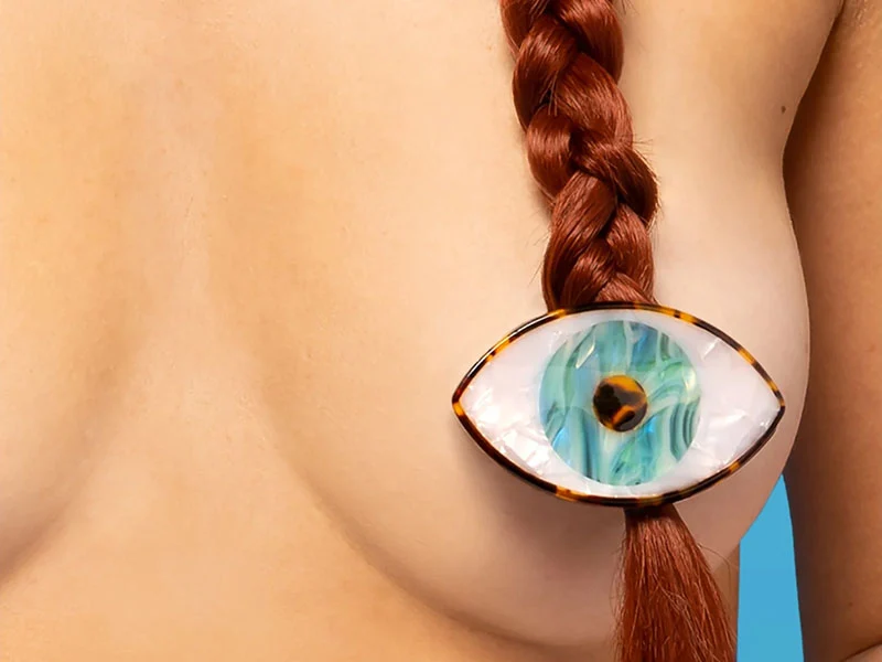 Pince à cheveux - Oeil Bleu - Coucou Suzette