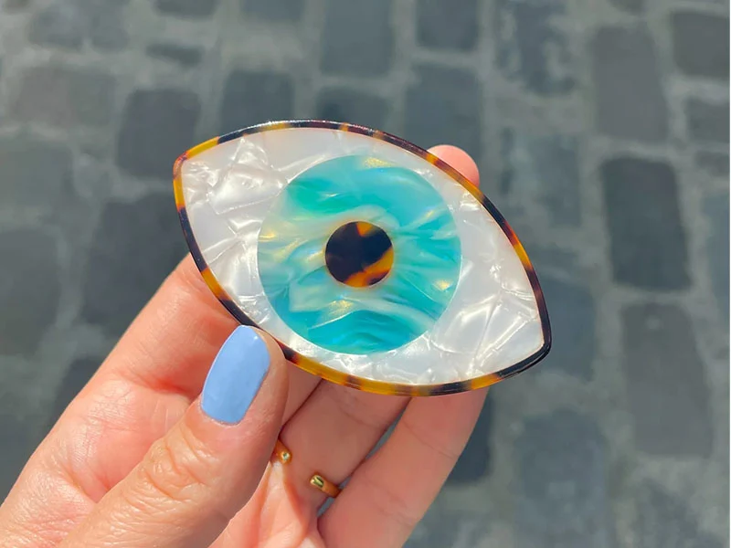 Pince à cheveux - Oeil Bleu - Coucou Suzette